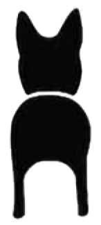 Silueta de Blue Heeler