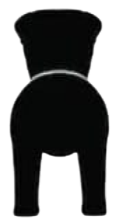 Silueta de Bull Mastiff