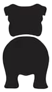 Silueta de Bulldog Inglés