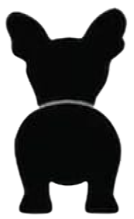 Silueta de Bulldog Francés