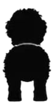 Silueta de Labradoodle
